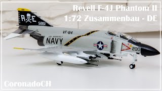 Revell Phantom F4J II 172  Zusammenbau DE [upl. by Meihar164]