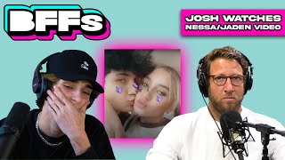 Josh Richards Watches The Nessa And Jaden Video For The First Time [upl. by Chon]