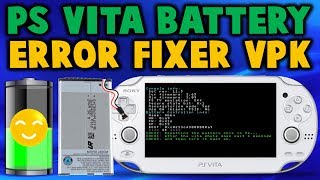 PS Vita BatteryFixer VPK Fix Any Battery Errors [upl. by Kramnhoj]