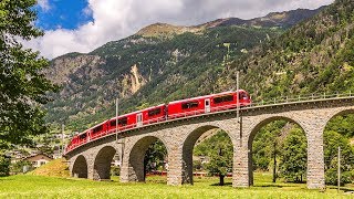 Swiss Alps Bernina Express Rail Tour from Milan [upl. by Ladin198]