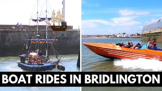 PIRATE SHIPS AND SPEED BOAT RIDES IN BRIDLINGTON  THE LODGE GUYS [upl. by Aelegna]