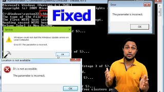 The parameter is incorrect Error  How To Fix [upl. by Gregoire]