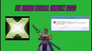 EZ FIX directX an internal system error occurred [upl. by Mcdermott]