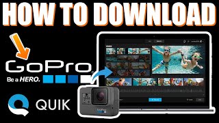 How to Download Gopro Quik on Windows 10  2023 [upl. by Eugen209]