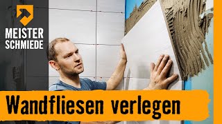 Wandfliesen verlegen  HORNBACH Meisterschmiede [upl. by Bailar444]