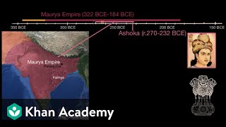 Chandragupta Ashoka and the Maurya Empire  World History  Khan Academy [upl. by Wardle312]