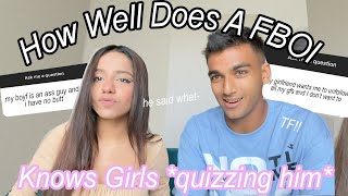 How Well Does A FBOI Knows Girls quizzing himVRIDDHI PATWA [upl. by Czarra]