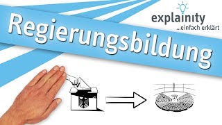 Regierungsbildung einfach erklärt explainity® Erklärvideo [upl. by Eelsew548]