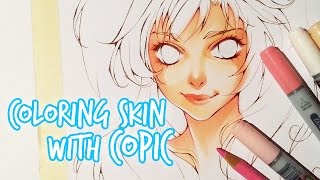 How To Color Skin with COPIC ★ slow tutorial [upl. by Naibaf]