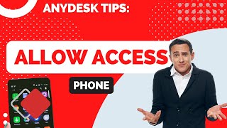 How to Allow Access to Your Phone With Anydesk for Android [upl. by Erialc]