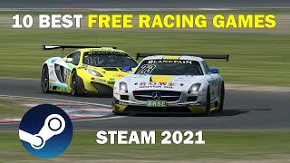 Top 10 Best FREE Racing Games on STEAM  2021 [upl. by Salguod549]