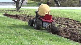 Plowing our first garden [upl. by Ahsrats769]