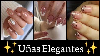 DISEÑOS DE UÑAS❤ ELEGANTES 2021 UÑAS CORTAS NATURALES [upl. by Gretna]