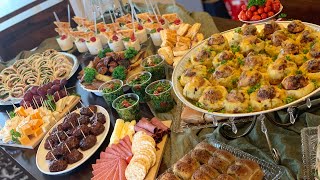 Party Appetizer Buffet Table  Galore Of Flavors [upl. by Silvers]