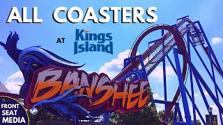 All Coasters at Kings Island  OnRide POVs  Front Seat Media [upl. by Brittany]