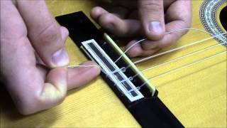 How To Restring a Classical Guitar [upl. by Jaquelin613]