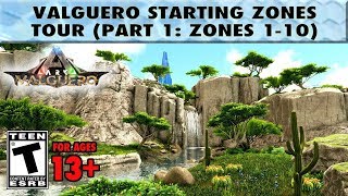 Valguero Starting Zones Tour Part 1 Zones 110 [upl. by Vittorio]