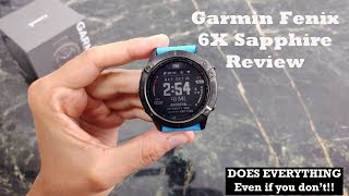 Garmin Fenix 6X Sapphire Review  More than you know [upl. by Lucian]