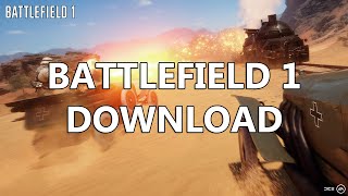 Battlefield 1 Game PC FREE Download Multiplayer [upl. by Enailil659]