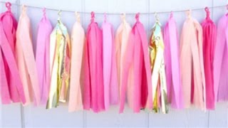 DIY GUIRNALDA TASSELS PARA DECORAR TUS FIESTAS  Marleny Crisostomo [upl. by Julianne]