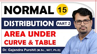 Normal Distribution  Normal Distribution Table amp Area Under Curve  Examples PartII [upl. by Normac145]