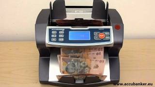 AccuBANKER AB5500 bill counter [upl. by Ssur61]