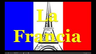 Francese1 cultura e civiltà la Francia [upl. by Ueih]