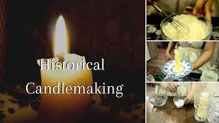 DIY Dipped Tallow Candles  1800s Recipe Test [upl. by Lareneg]