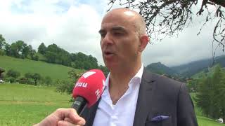 Bundesratsreise Das ganze Interview mit Alain Berset [upl. by Araet]