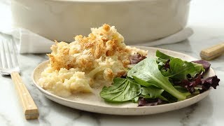 Easy Cauliflower Gratin  Martha Stewart [upl. by Aridaj691]