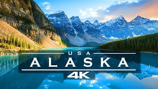 Alaska USA 🇺🇸  by drone 4K [upl. by Airdnola]