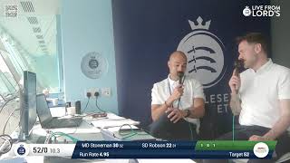 LIVE STREAM  MIDDLESEX VS LEICESTERSHIRE  DAY THREE [upl. by Bonnice]