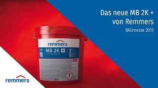 Das neue MB 2K  von Remmers  BAUmesse 2019 [upl. by Nacnud]