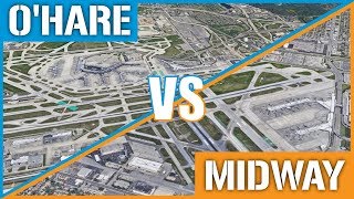 OHare VS Midway  Chicagos International Airports Compared [upl. by Tertia806]