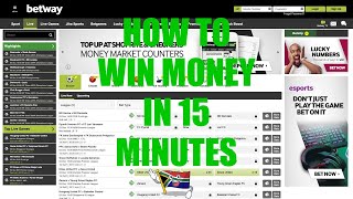 Betway Strategy  How to make MONEY in 15 minutes [upl. by Ahseiyn]