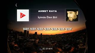 Ahmet Kaya  İçimde Ölen Biri Sözleri  4K [upl. by Annaeed377]