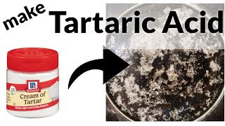 Tartaric Acid Preparation from Cream of Tartar [upl. by Iras]