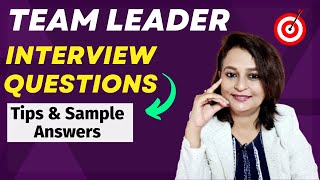 Team Leader Interview Questions  IT BPO HR Finance Logistics Sales [upl. by Secilu819]