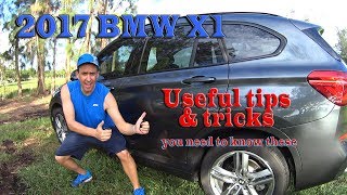 2017 BMW X1  8 Useful tips amp tricks you need to know [upl. by Anelim]