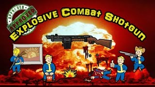 Explosive Combat Shotgun  Fallout 4 Legendary Weapons [upl. by Aixela]