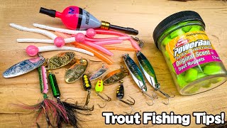 How To Set up amp Fish For Trout EVERYTHING You Need To Know [upl. by Neumeyer785]