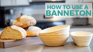 How to Use a Banneton Basket aka Proofing Basket Brotform [upl. by Nelluc156]