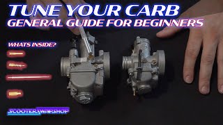 How to tune a carburetor  Carb  Whats inside [upl. by Eusassilem]