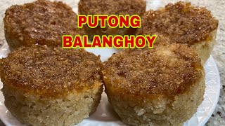 PUTONG BALANGHOY RECIPE  BEST STEAMED PUTO CASSAVA [upl. by Kersten]