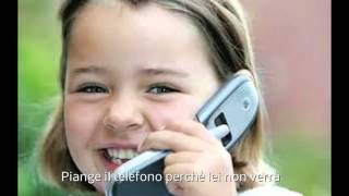 Domenico Modugno Piange il telefono con testo Video Mario Ferraro [upl. by Martica938]