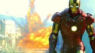 Iron Man vs Terrorists  Gulmira Fight Scene  Movie CLIP HD [upl. by Junius777]