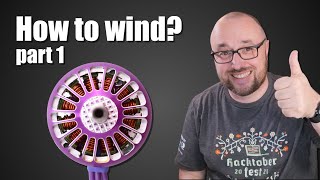 How to wind and rewind an RC brushless motor  part 1 [upl. by Icul]