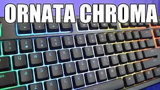 Razer Ornata Chroma Review  Mechanical Membrane Hybrid Gaming Keyboard [upl. by Ramma]