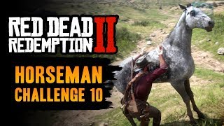 Red Dead Redemption 2 Horseman Challenge 10 Guide  Break Every Wild Horse Breed [upl. by Ahseena]