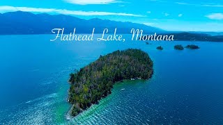 Flathead Lake Islands Montana DJI Phantom 4 Pro Obsidian [upl. by Eca]